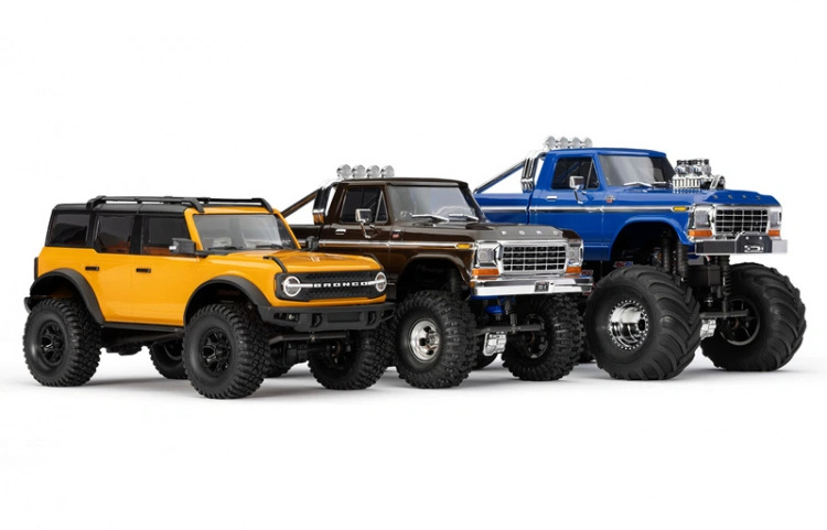 Traxxas TRX-4M 1/18 Ford F-150 Monster Truck RTR Svart - 2S LiPo/USB Laddare