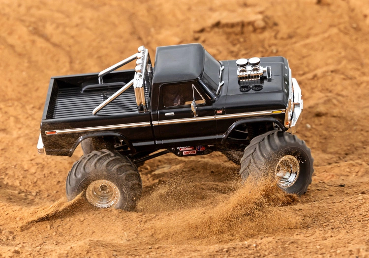 Traxxas TRX-4M 1/18 Ford F-150 Monster Truck RTR Svart - 2S LiPo/USB Laddare