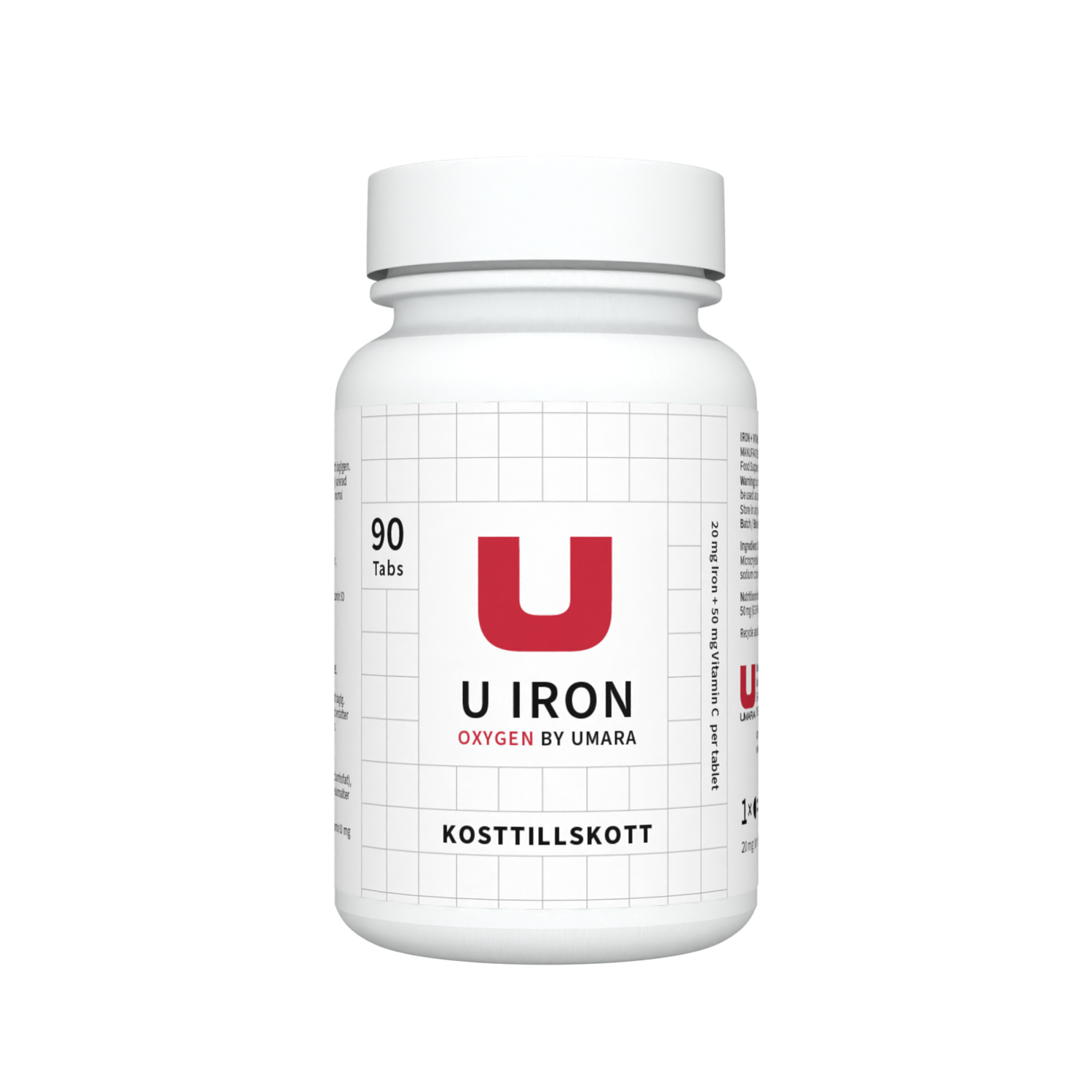 Umara U Iron Järnbisglycinat 20 mg + 50 mg Vitamin C