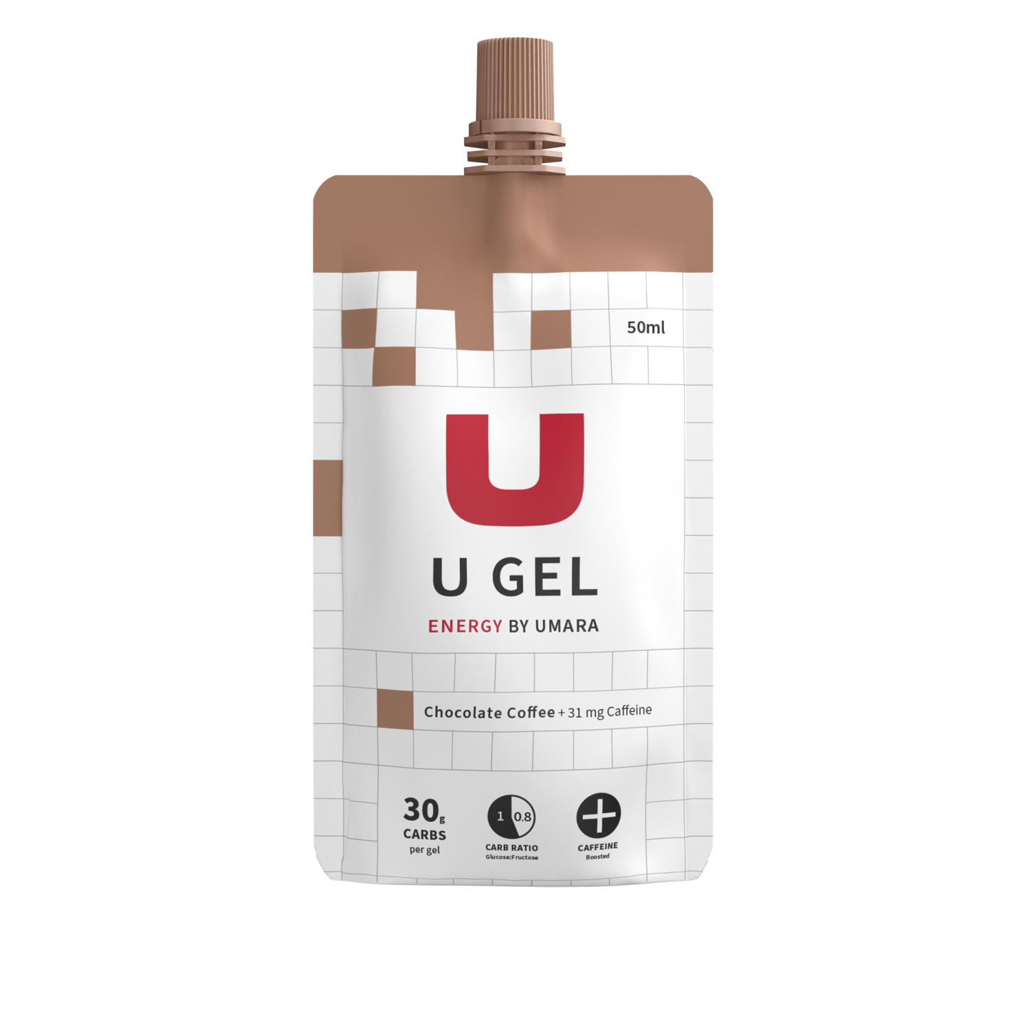 Umara U Gel Choklad/Kaffe + koffein 30 g Carbs