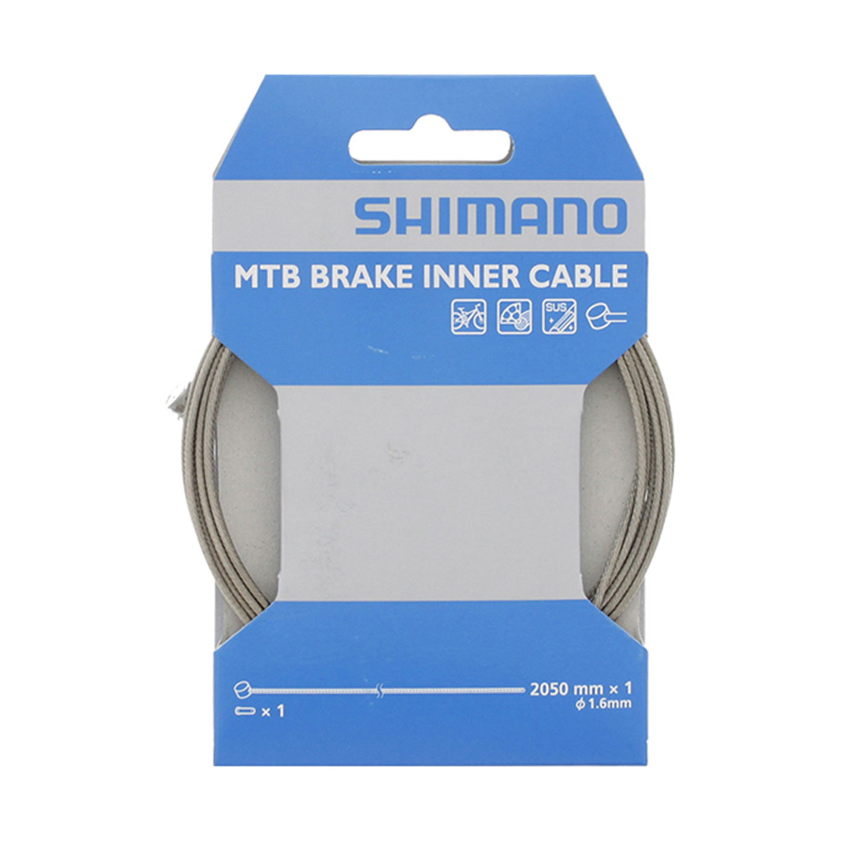 Shimano Bromsvajer MTB Rostfri 1.6x2050mm